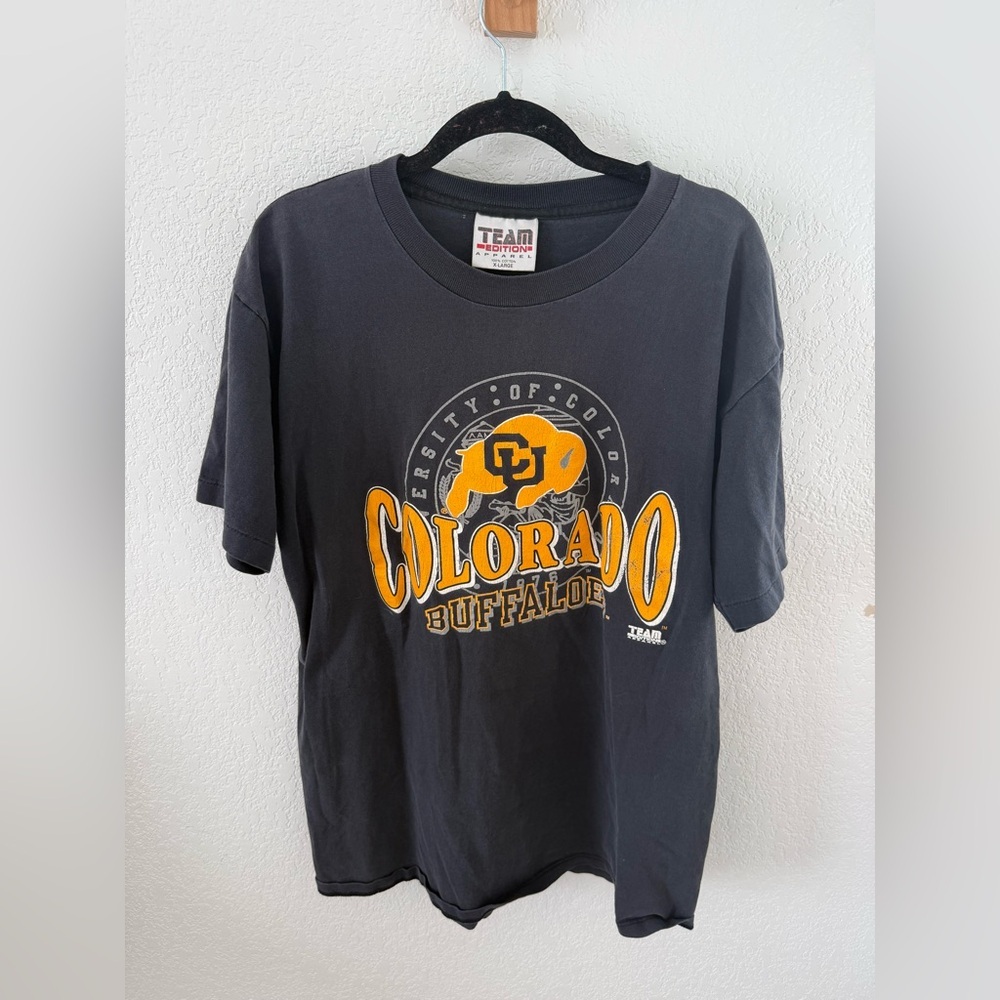 Vintage Colorado Buffaloes Black Graphic Tee